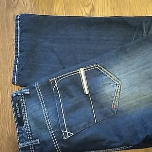 32x32 Black Relaxed Straight Jeans